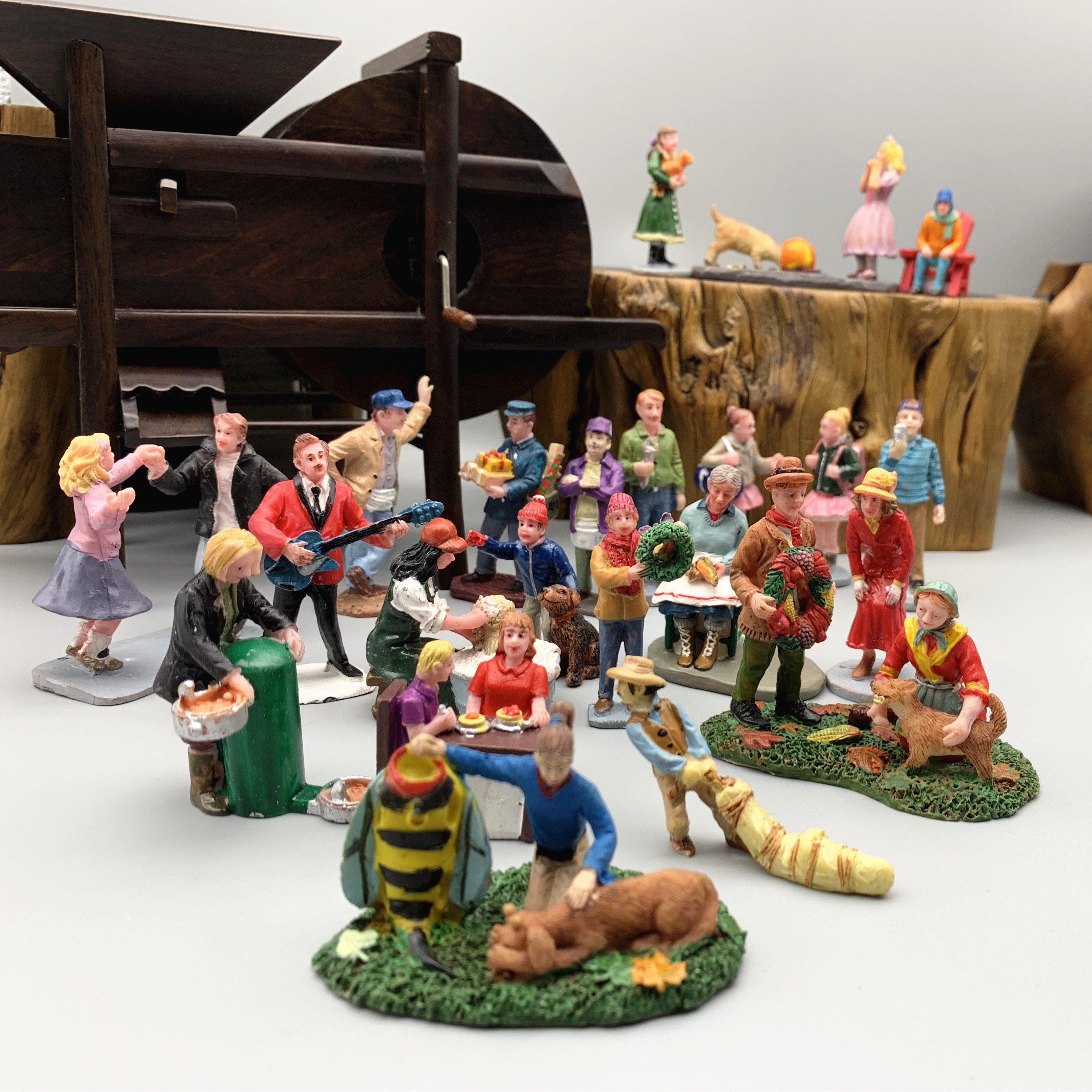 Bonsai Garden With Sand - Miniature Doll Minifiigures Sand Table Gardening