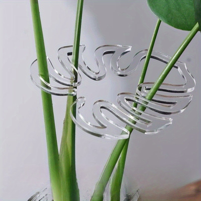 Bonsai Garden Indoor - Clear Flexible Plant Support Clips -