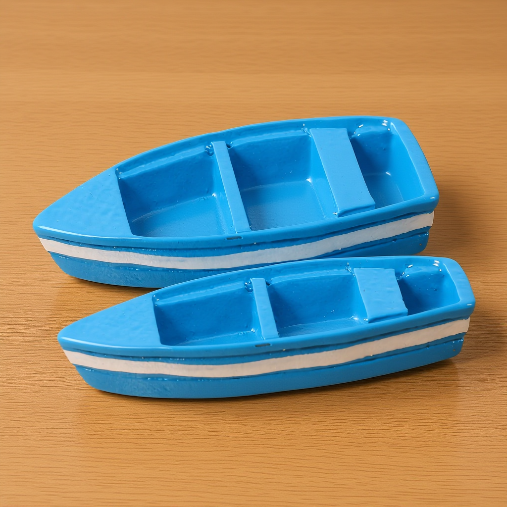 Bonsai Garden Layout - 3 set Micro Landscape Boats Resin