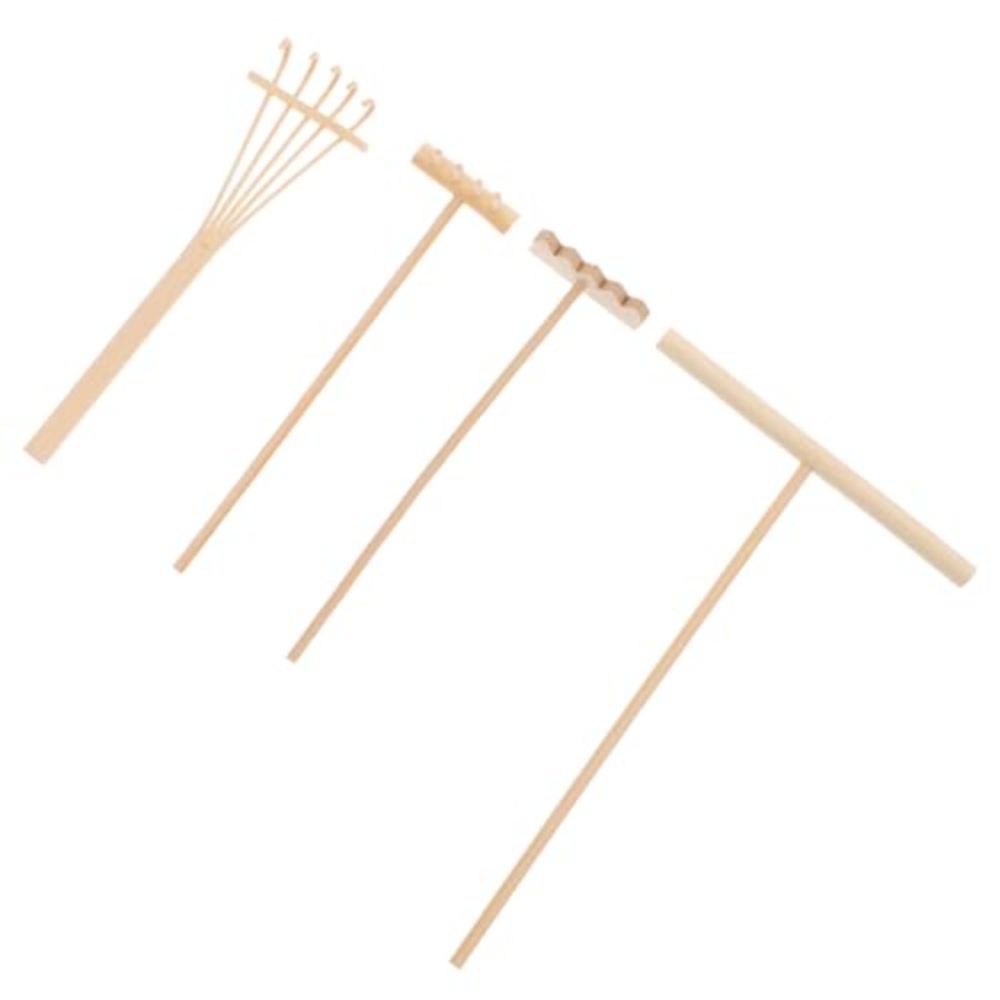 Bamboo Mini Rake Set 4 Pcs for - Bonsai Zen Garden Set review and price