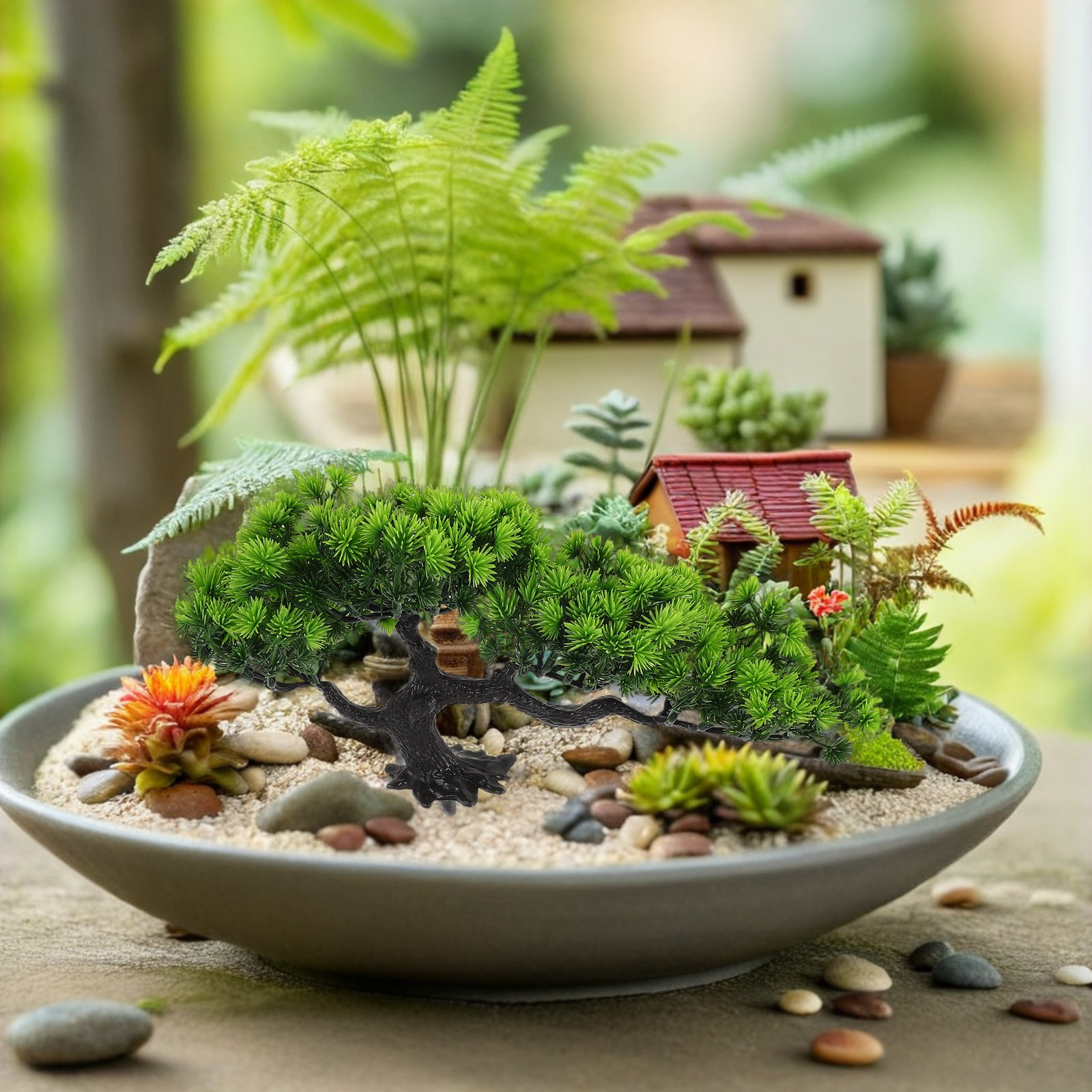 2Pcs Artificial Bonsai Tree Ju - Bonsai Garden Juniper review and price
