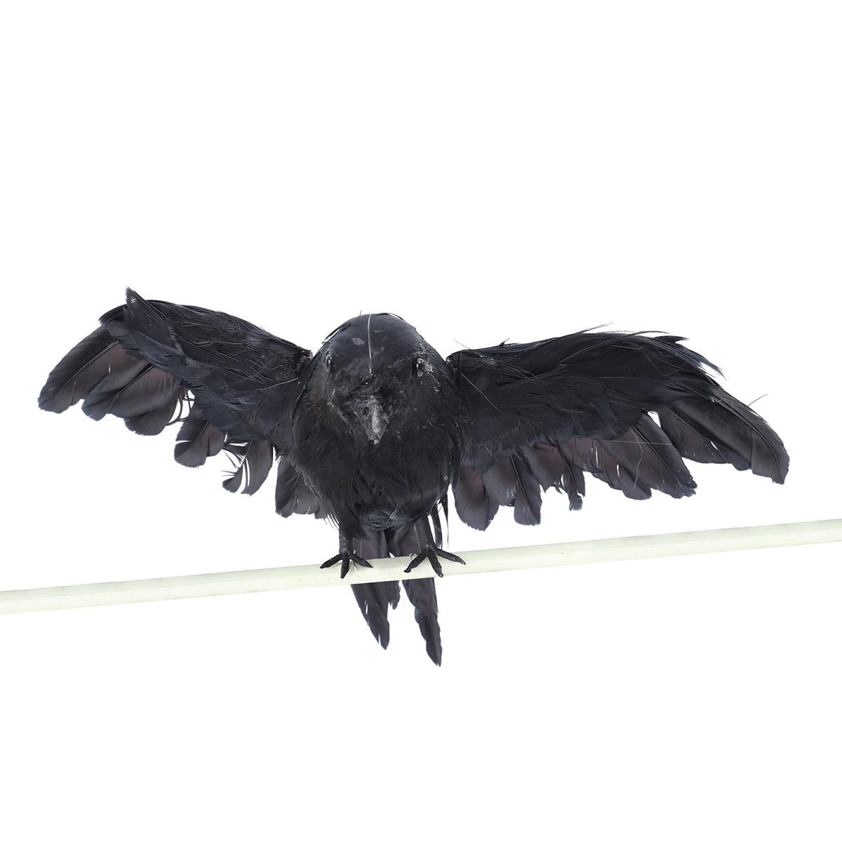 1 pc Artificial Crow Props Bla - Bonsai Garden Indoor review and price