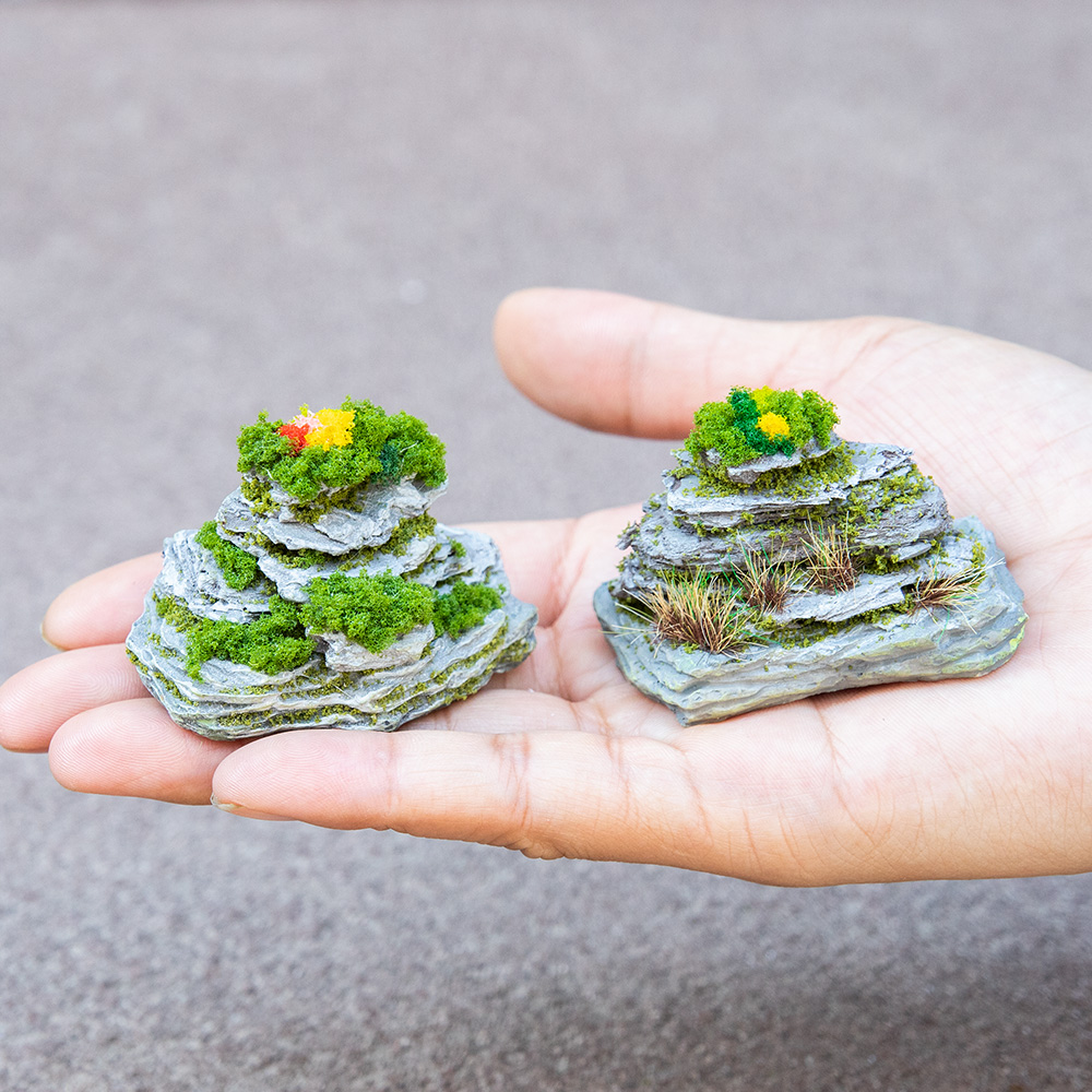 Miniature Rockery Decorative M - Bonsai Garden Layout review and price