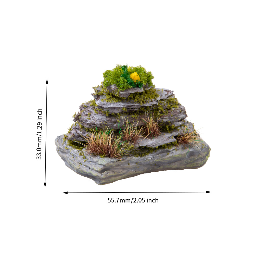Miniature Rockery Decorative M - Bonsai Garden Layout review and price