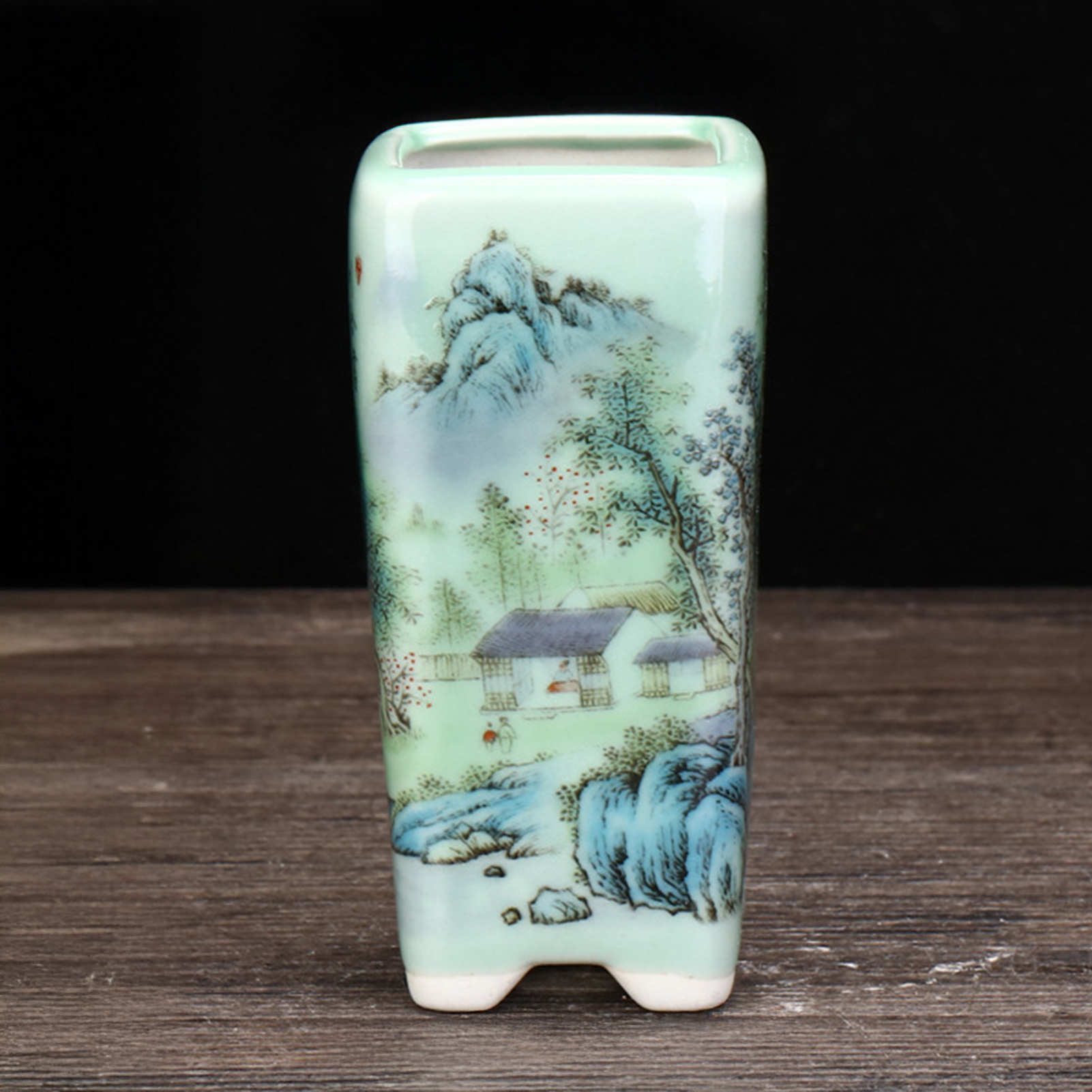 Ceramic Green Flower Pot Chine - Bonsai Garden With Sand review and price