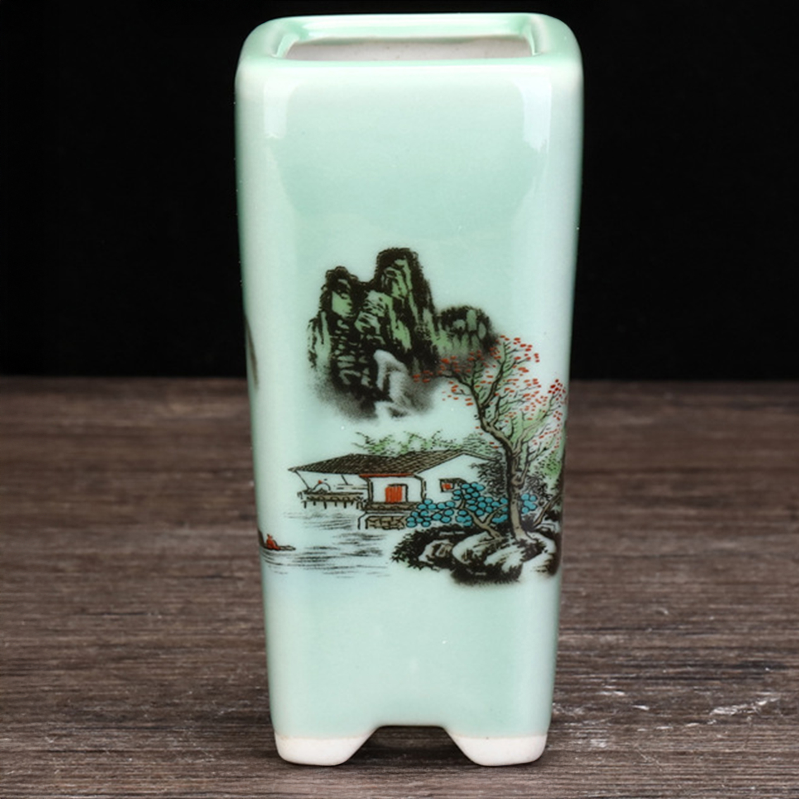 Ceramic Green Flower Pot Chine - Bonsai Garden With Sand review and price