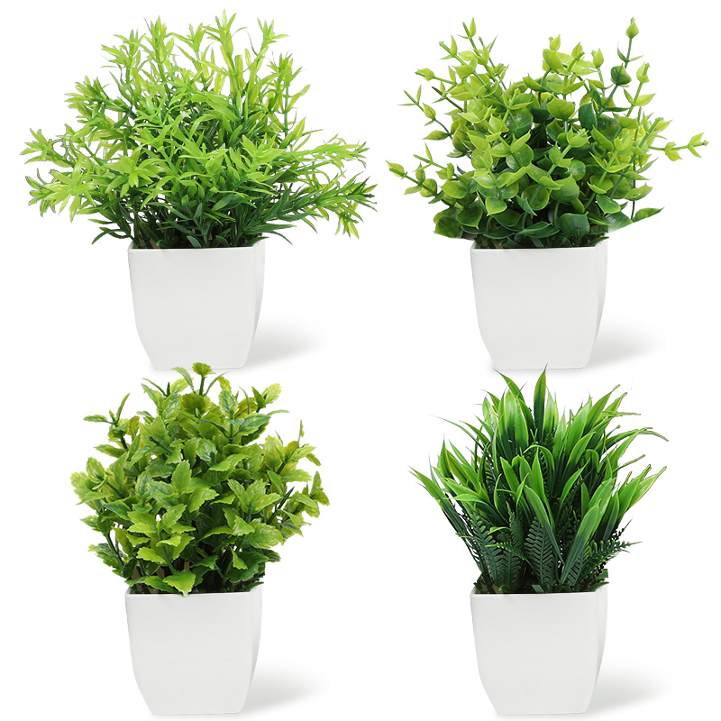 1Set Artificial Green Bonsai E - Bonsai Garden Indoor review and price