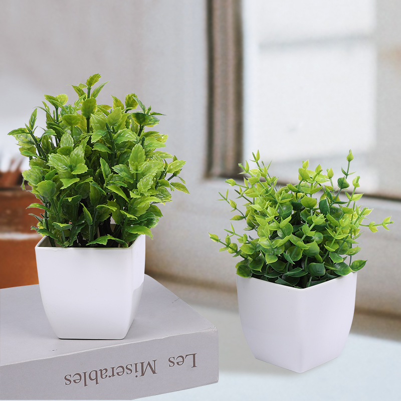 1Set Artificial Green Bonsai E - Bonsai Garden Indoor review and price
