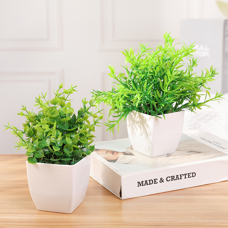 1Set Artificial Green Bonsai E - Bonsai Garden Indoor review and price