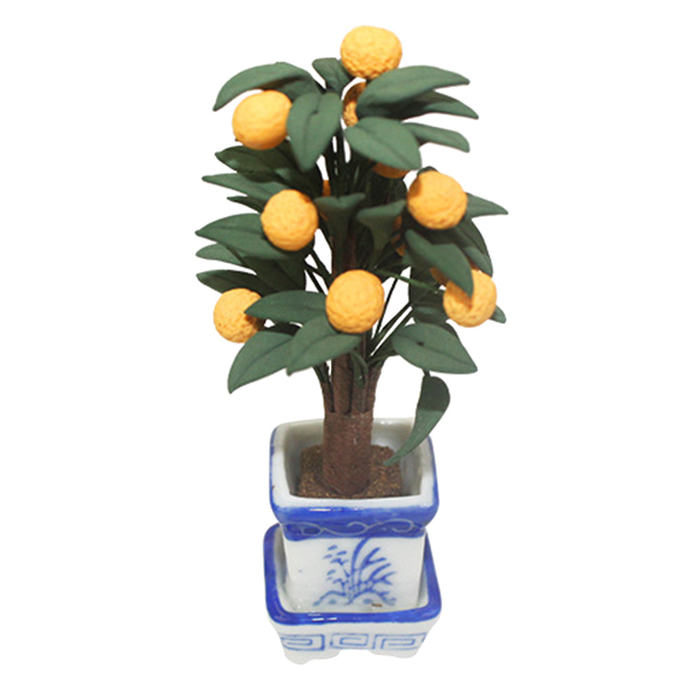 Mini Orange Potted Colorful Ce - Bonsai Garden Layout review and price