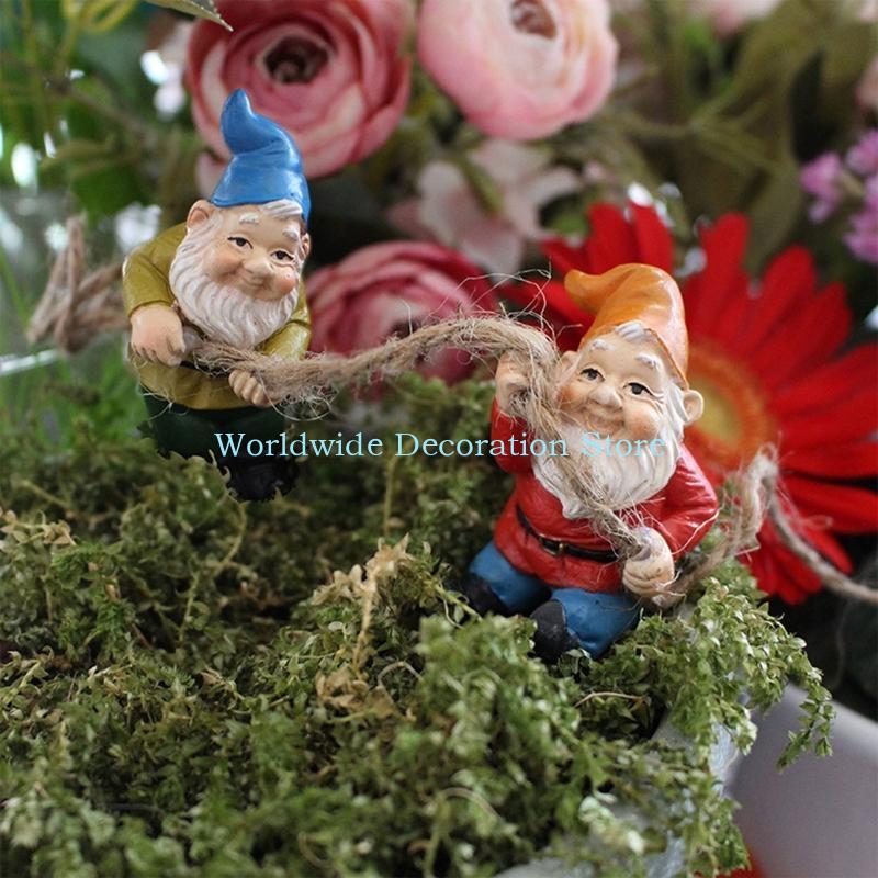 Q39B 4Pcs Dwarf Resin Figurine - Bonsai Garden Layout review and price