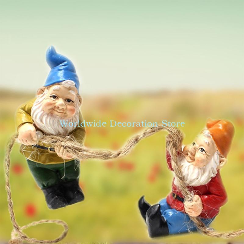 Q39B 4Pcs Dwarf Resin Figurine - Bonsai Garden Layout review and price