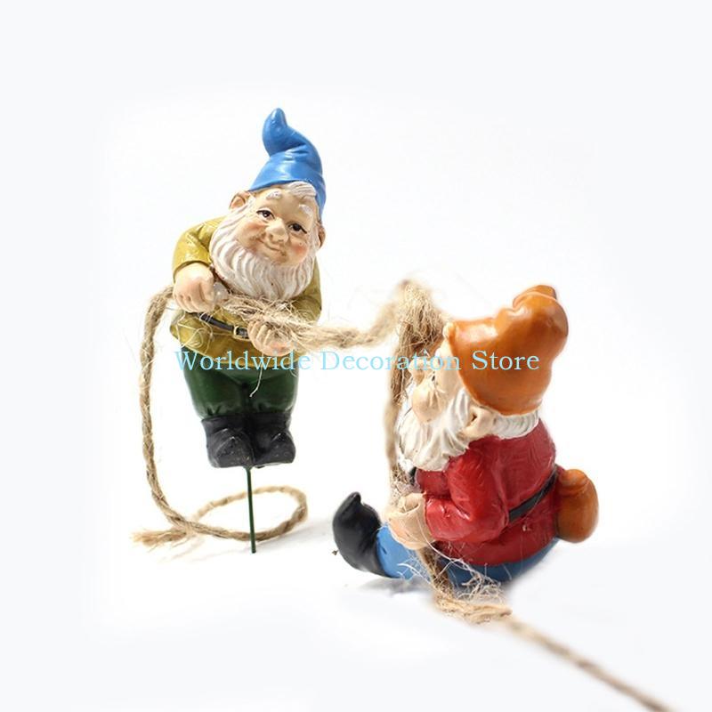 Q39B 4Pcs Dwarf Resin Figurine - Bonsai Garden Layout review and price