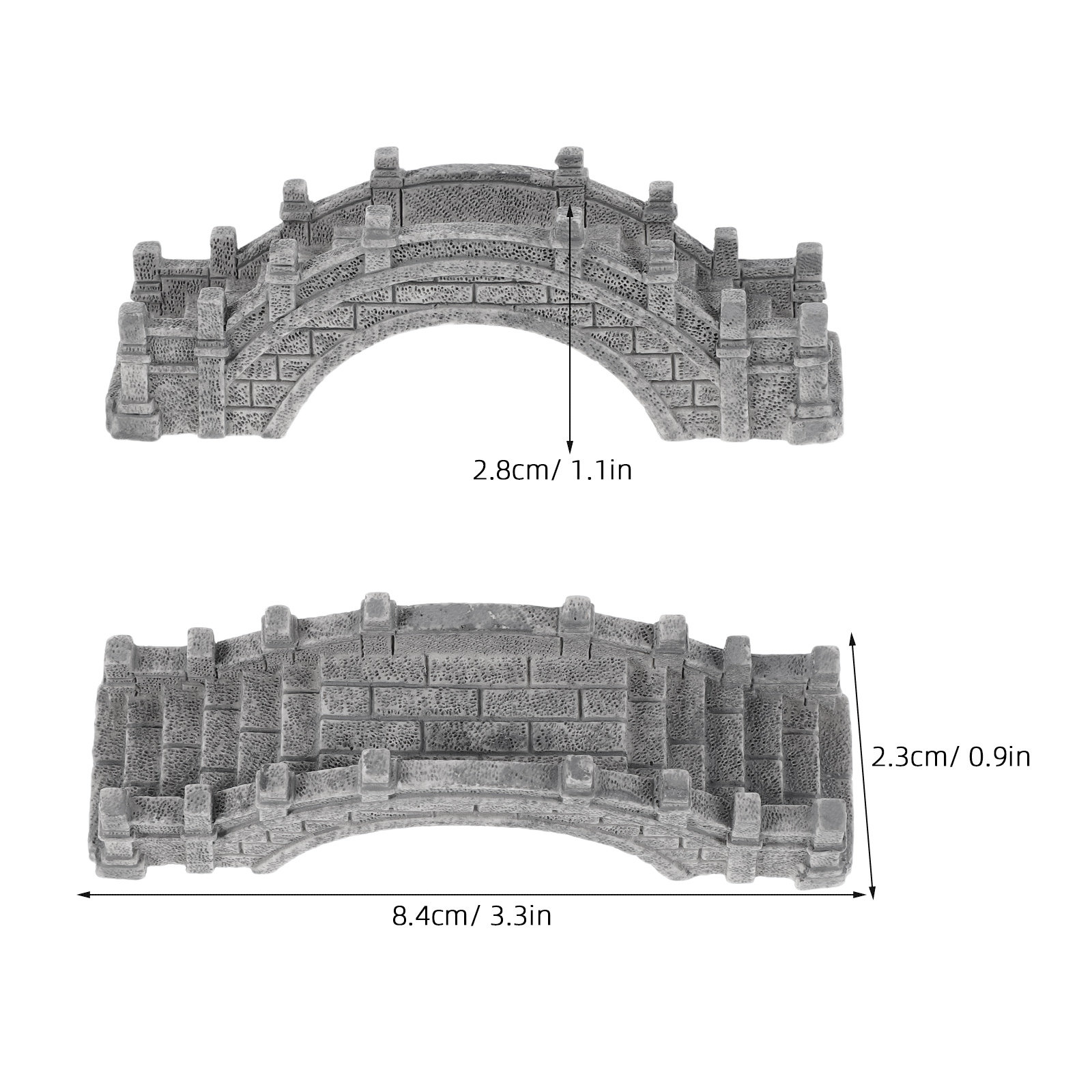 4Pcs Miniature Asian Arch Brid - Bonsai Zen Garden Set review and price