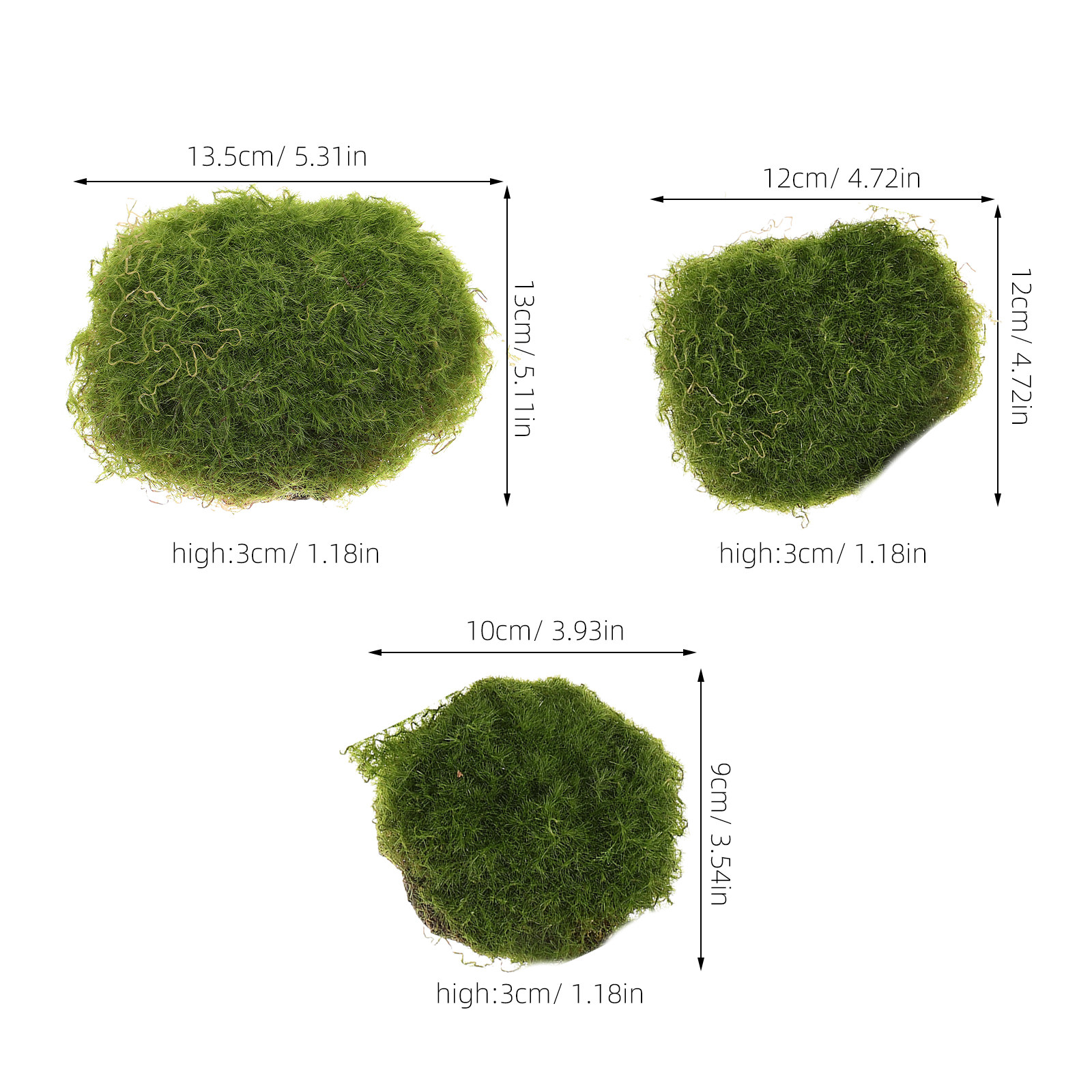 6Pcs Lifelike Artificial Moss  - Bonsai Garden Layout review and price