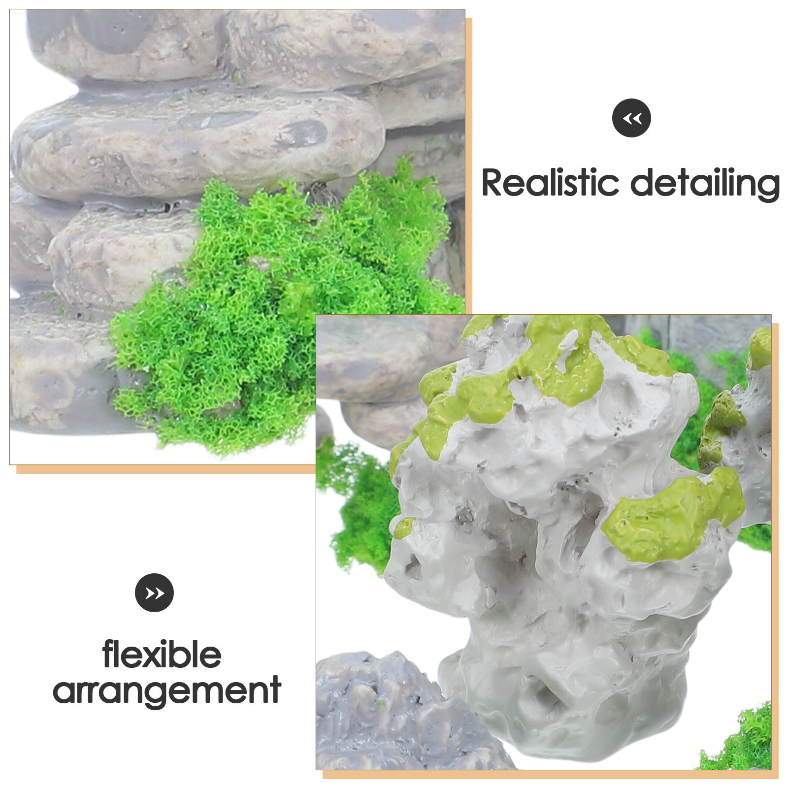 1Set Mini Rockery Ornaments Se - Bonsai Zen Garden Set review and price