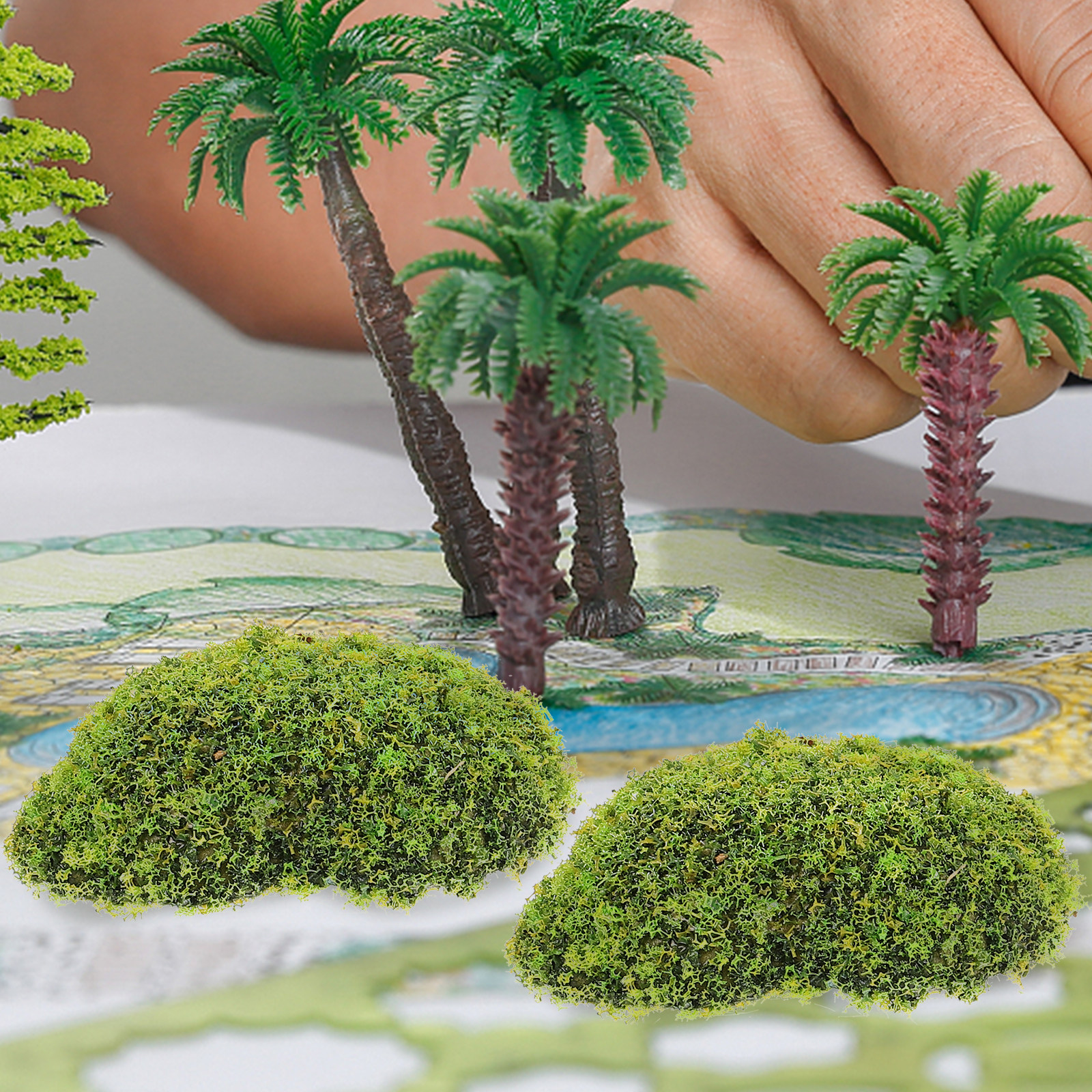 12Pcs Artificial Mossy Stone R - Bonsai Garden Layout review and price