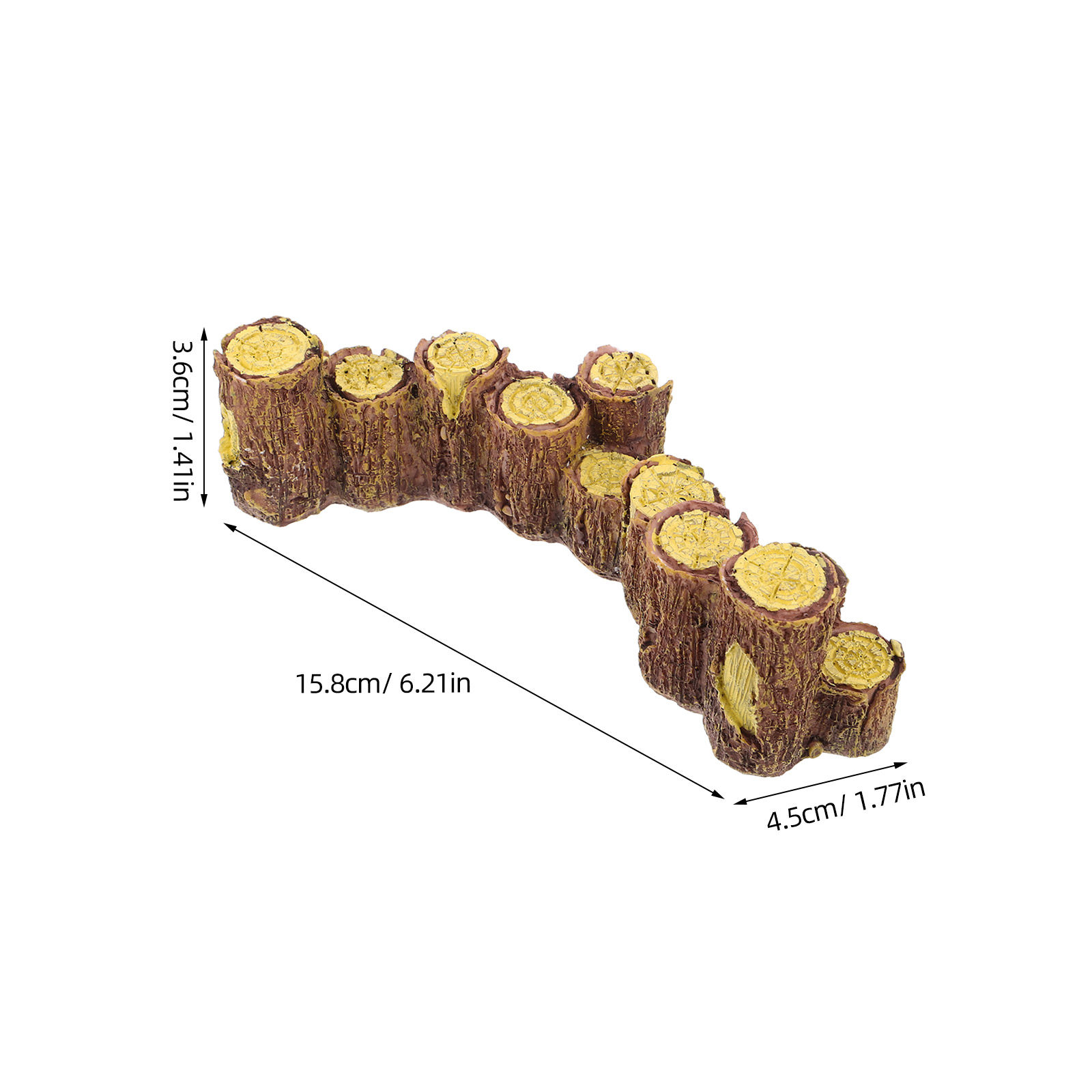 3Pcs Resin Tree Stump Micro La - Bonsai Garden With Sand review and price