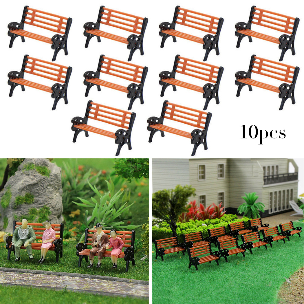 10pcs Model Train Model Scale  - Bonsai Garden Layout review and price