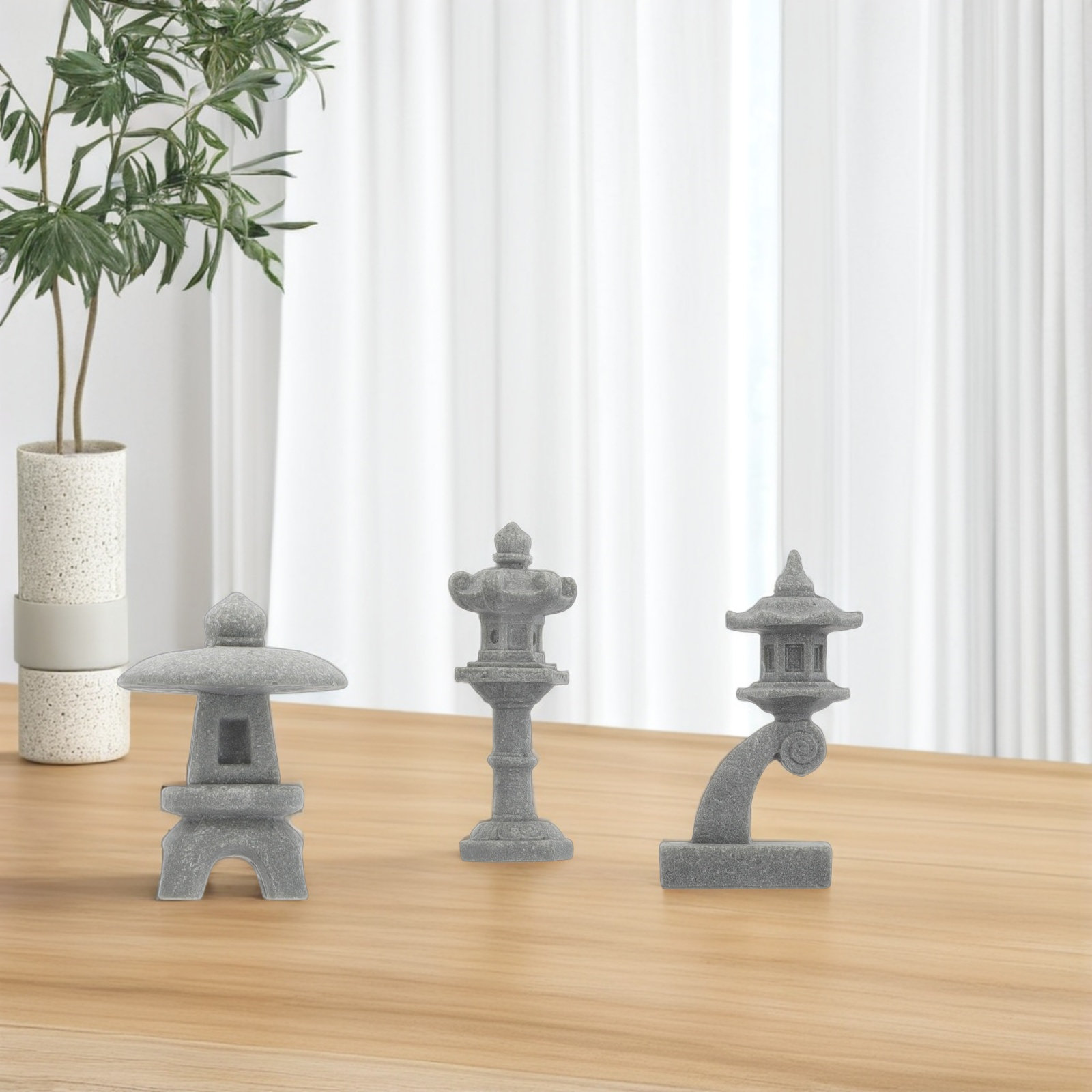 6Pcs Aquarium Decorations Mini - Bonsai Zen Garden Set review and price