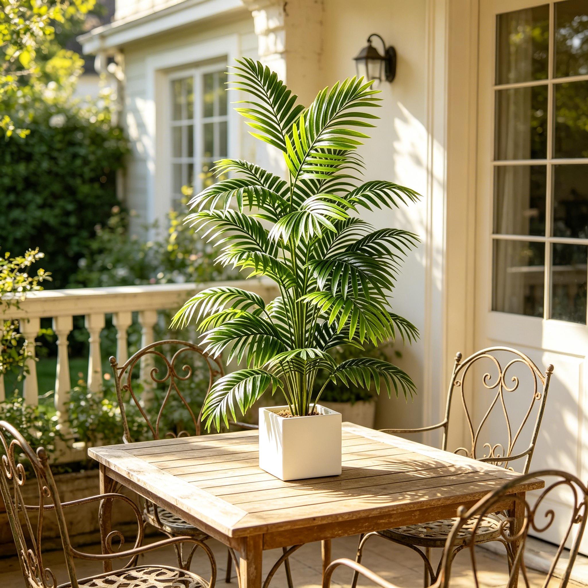 Fake Areca Palm Artificial Pla - Bonsai Garden Indoor review and price