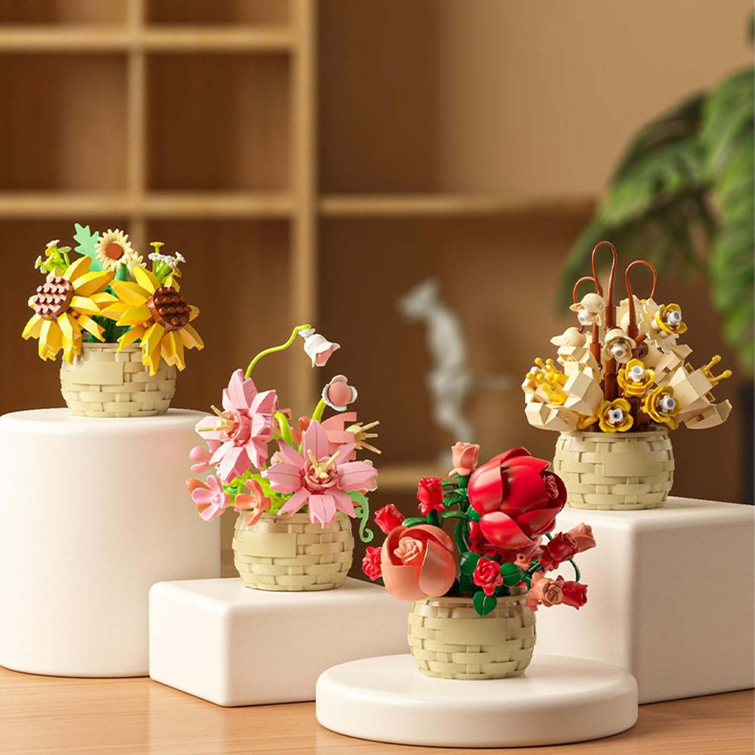 DIY Potted Plant Building Bloc - Bonsai Garden Lego Set review and price
