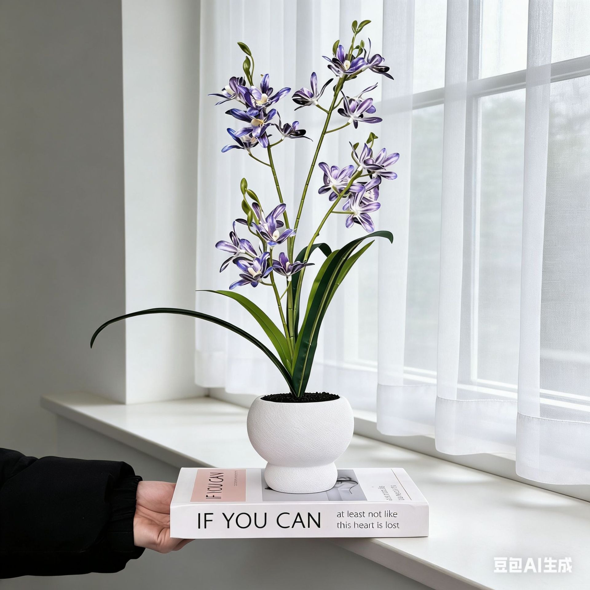 New Jumping Orchid Black Sand  - Bonsai Garden With Sand review and price