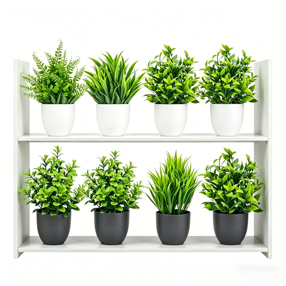 4pcs/set Mini Artificial Plant - Bonsai Garden Indoor review and price