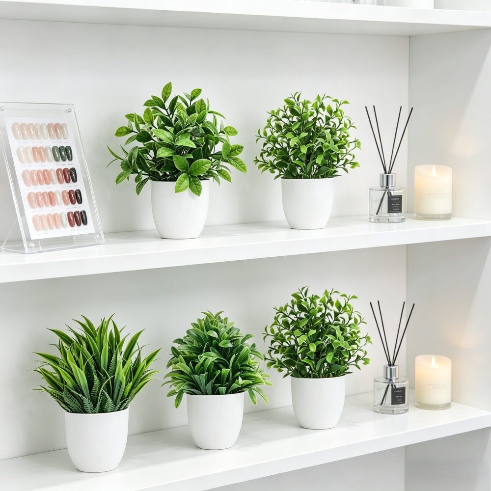 4pcs/set Mini Artificial Plant - Bonsai Garden Indoor review and price