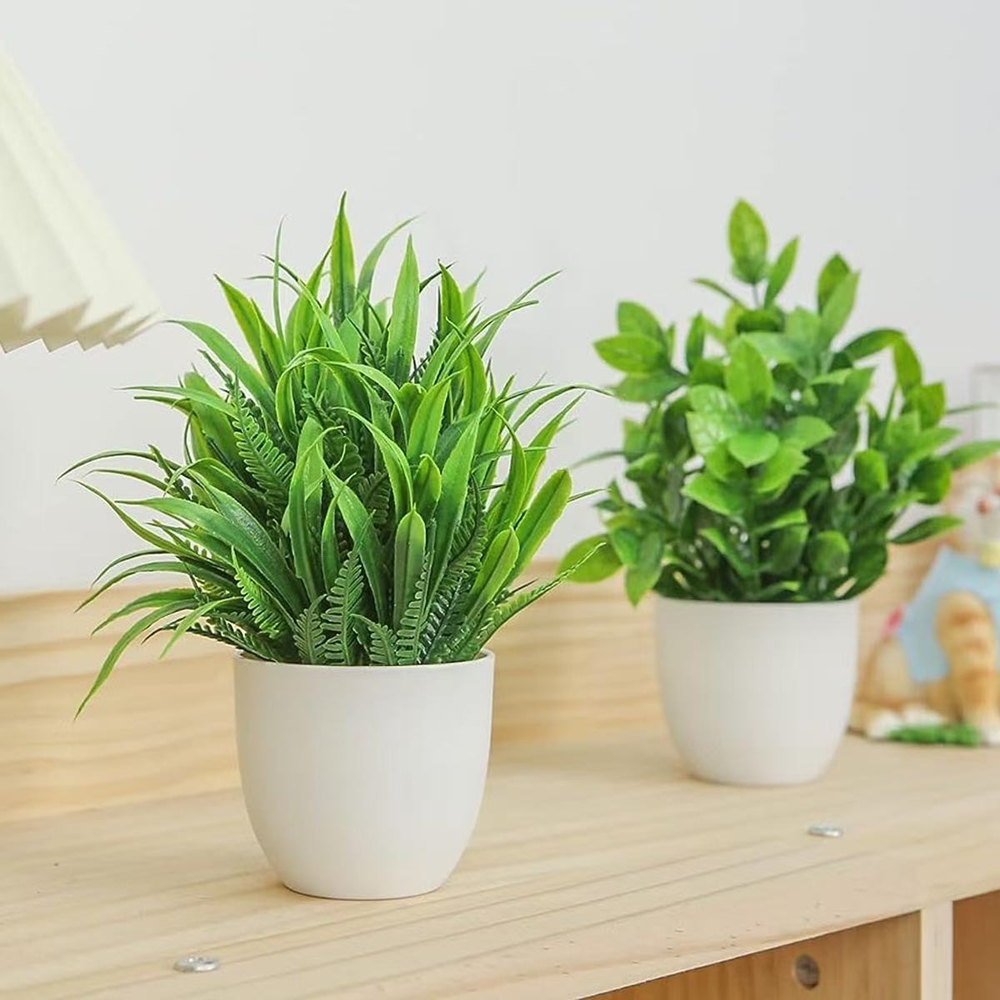 4pcs/set Mini Artificial Plant - Bonsai Garden Indoor review and price