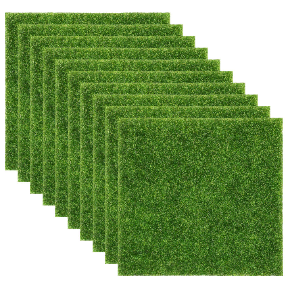 10 Pcs Artificial Grass Mat 15 - Bonsai Garden Layout review and price