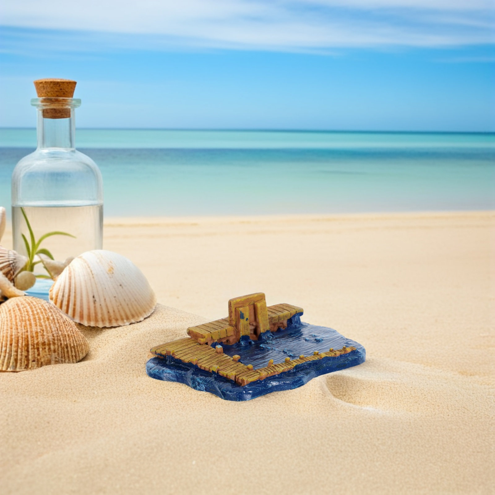 Miniature Pier Resin Dock Sand - Bonsai Garden With Sand review and price