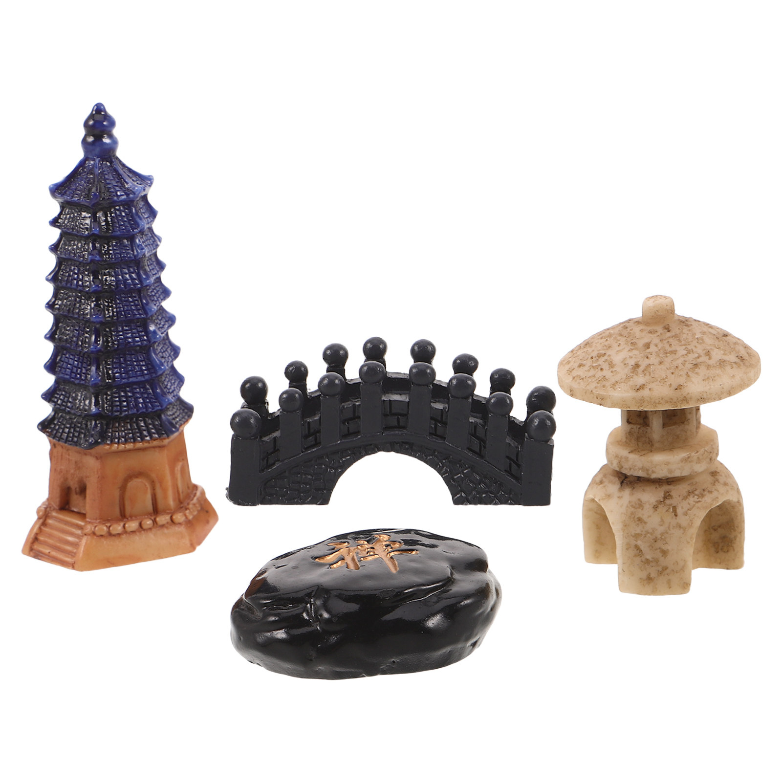 4Pcs Japanese Miniature Garden - Bonsai Zen Garden Set review and price