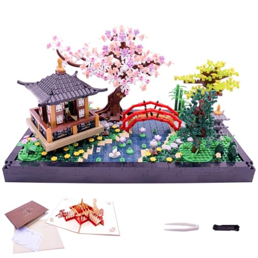 Micro Building Blocks Sets Chi - Bonsai Zen Garden Set review and price