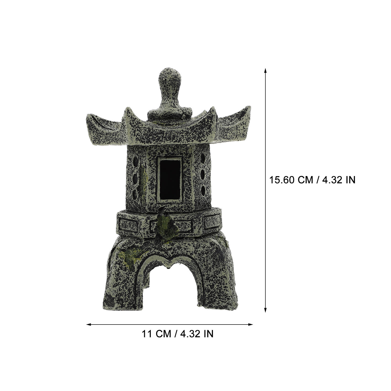 Realistic Resin Pagoda Garden  - Bonsai Garden Indoor review and price