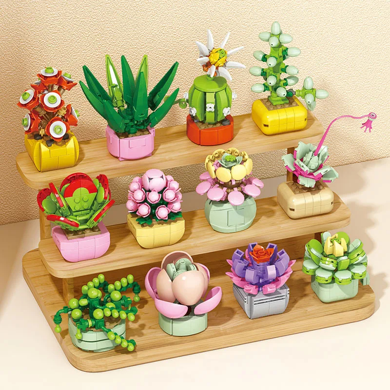 New Flowers Succulents Buildin - Bonsai Garden Lego Set review and price