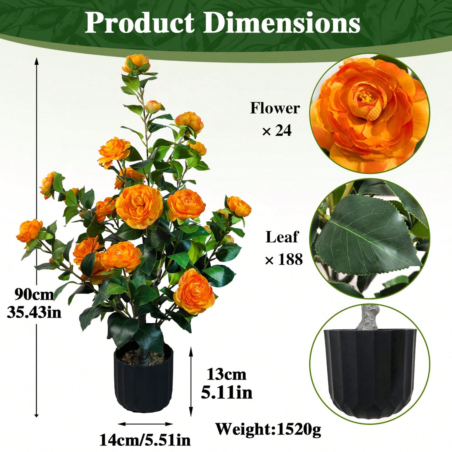 2 Pcs 3-Foot Artificial Camell - Bonsai Garden Indoor review and price