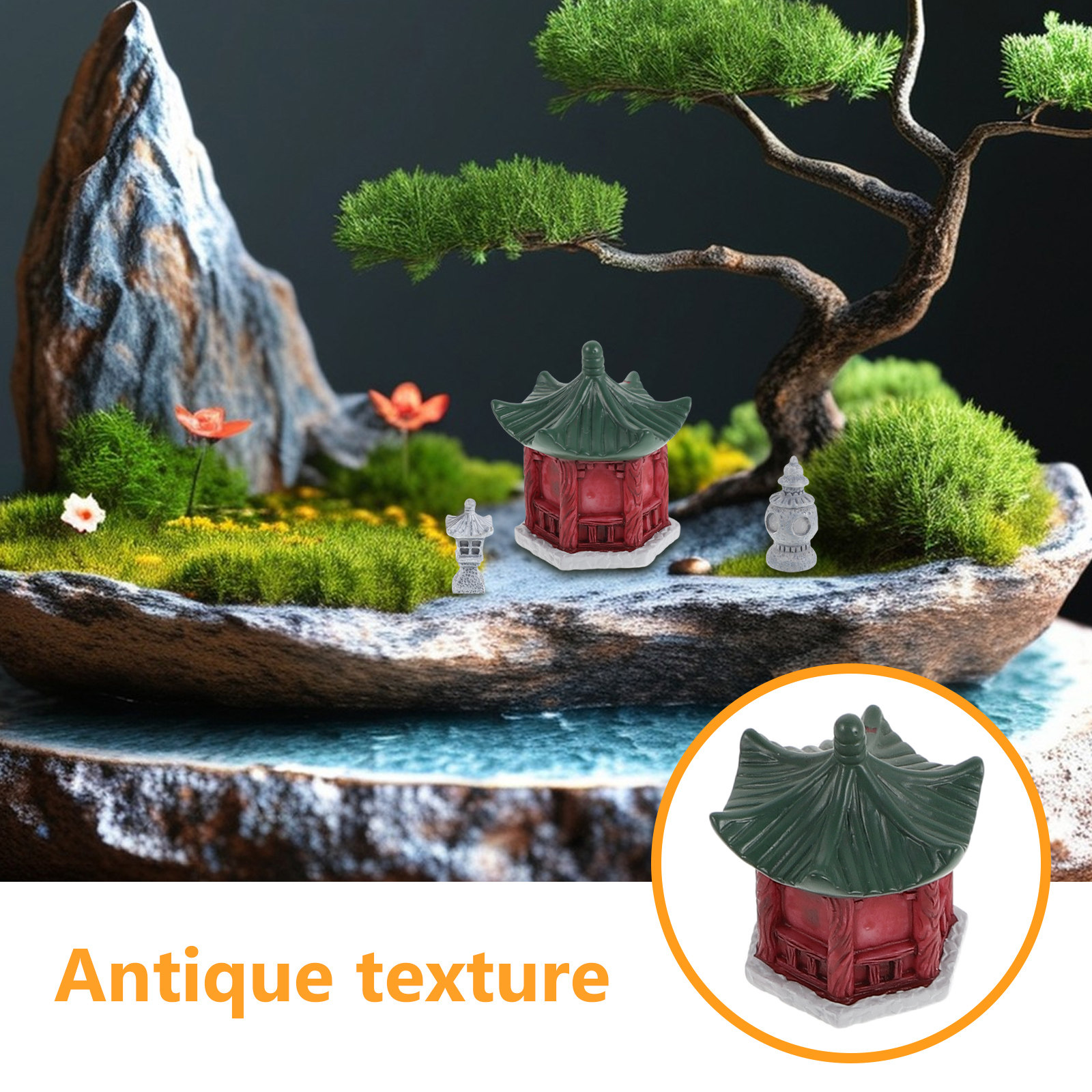 10Pcs Miniature Garden Ornamen - Bonsai Zen Garden Set review and price