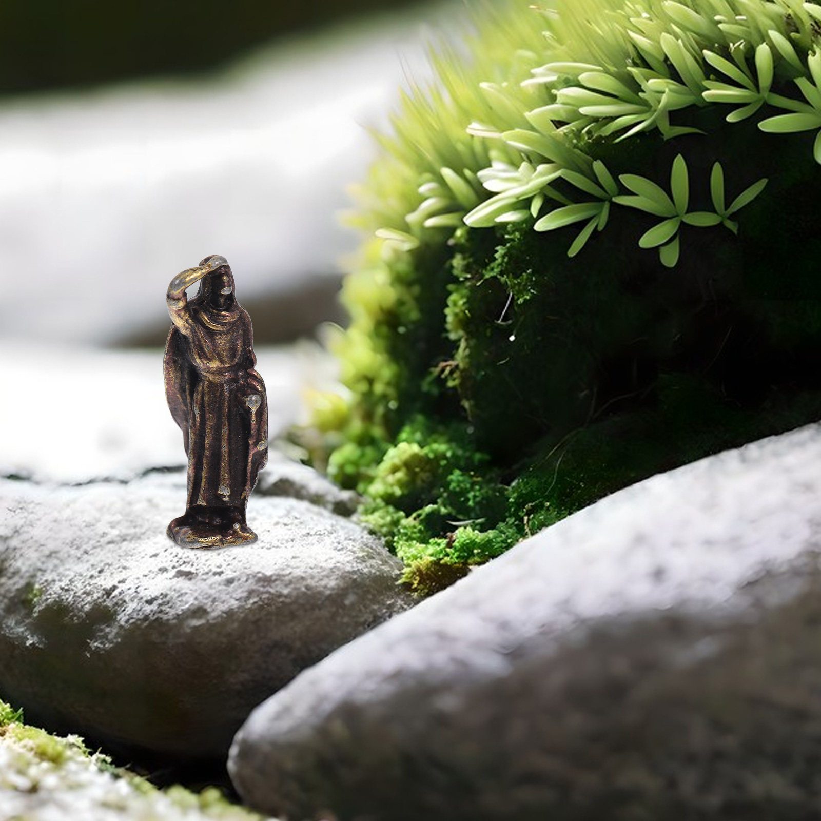 Micro Landscape Ancient Figure - Bonsai Garden Layout review and price
